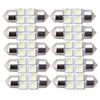 Car Interior - 50pcs () 31mm 4-SMD 5050 LED Light Bulbs