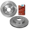 D23 Navara NP300 Front Slotted Disc Rotors + Pads (2015-2018)