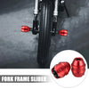 Motorcycle Anti-Drop Wheel Crash Protection Red Fork Frame Slider
