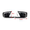 Honda Civic Daytime Running Lights with Turn Signal Fog Lamp Bezel (2022-2024)