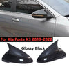 Kia Forte K3 Mirror Cover / Glossy Black OX Horn (2019–2021)