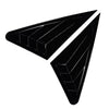 Audi A3 S3 8V RS3 Sedan Black Rear Window Louver Cover (2014-2020)