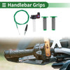 Motorcycle 7/8" 22mm / Hand Grips Rubber Green