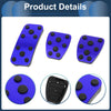 Subaru Forester (2006-2018) Blue 3 x Foot Accelerator Pedal Covers