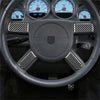 Dodge Challenger Carbon Fiber Steering Wheel Button Cover Trim (2008-2010)