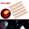 T10 194 168 W5W COB 4SMD LED CANBUS Bright Red License Light Bulb