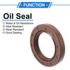 Car Oil Seal / 30x47x7mm 2 x / Rotary Shaft Seal FKM Rubber Brown