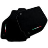 Ferrari 488 Pista Spider Alcantara Black Floor Mats (2019-2020)