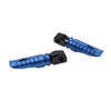 BMW G310GS G310R Blue Rear Passenger Footrest Pegs (2017-2024)