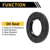 Car Oil Seal 35x62x7mm Black 5 Pcs Seal Ring Rotary Shaft NBR