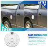Dodge Ram 1500 Chrome Plated Fuel Tank Filler Cap Cover (2009-2018)