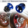 Motorcycle 14mm Aluminum Alloy Motorcycle Slider Frame 2 x