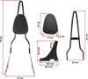 Harley Sportster XL883 1200 48 Iron Passenger Backrest Sissy Bar (2004-2023)