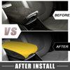 Dodge Charger Black Yellow Center Console Armrest Pad Cover (2015-2022)