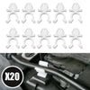 10 x Bonnet Hood Rod Holder Clips Nissan Pathfinder Navara Skyline X-Trail