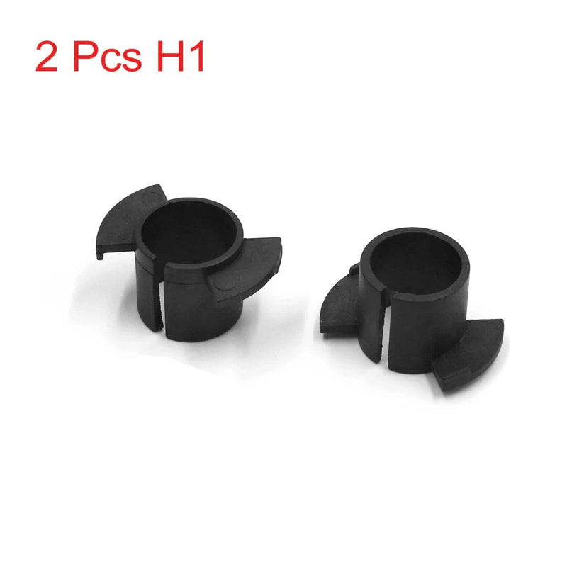 Honda Odyssey 2 x Black H1 Xenon Headlamp Light Clip Adapters (2005-2010)
