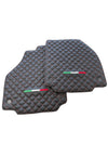 Ferrari 458 Italia IT Edition Black Leather Floor Mats (2010-2015)
