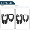 Lexus ES ES350 ES300h Black Anti Kick Pad Sticker Protector (2019)