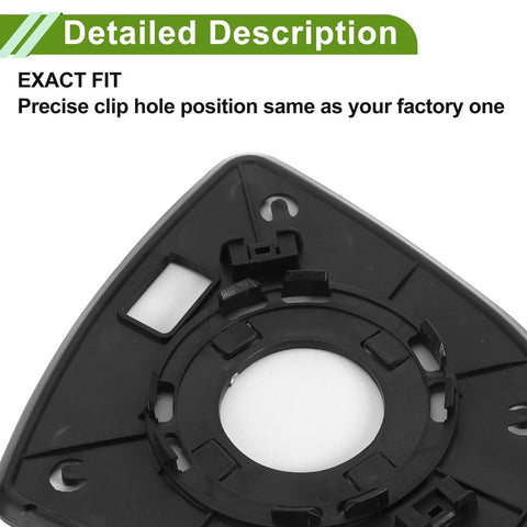 Kia Sportage Left Side Mirror Glass (2011-2016)