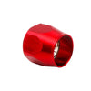 Car Models 4 x Red AN6 Fuel Hose Line End Cover Clamp Connectors