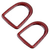 Ford Mustang GT 2 x Red Carbon Fiber Door Lock Pins (2005-2009)