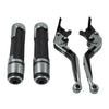 BMW S1000R S1000RR Titan Extendable Brake Clutch Lever Grip Set (2010-2023)