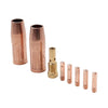 MIG 170 Welder 8 pcs Flux Nozzle Tip Kit (No specific years available)