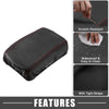 Toyota Corolla Carbon Fiber Pattern Black Armrest Seat Box Cover