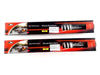 Honda XL185 400mm White/Chrome Rear Shock Absorbers