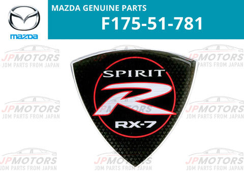 MAZDA RX-7 FD3S Spirit R Badge / 2 x / (1992–2002)