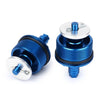 Honda CB400 CNC Aluminum Motorcycle Preload Adjusters Fork Bolts  Blue