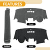 Ford Fiesta MK7 (2009-2017) Gray 1 x Piece Dashboard Cover Mat