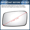 Volvo 850 S40 S70 S90 V40 V70 Left Side Mirror Glass (1993-2000)
