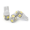 Car 20 x T10 Wedge 5-SMD 5050 LED Interior Light Bulbs