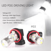Car H11 60W White Super Bright LED Fog Headlight Bulbs