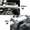 Honda ADV 150 160 Handlebar Riser Clamp Mount Adapter Silver (2017-2023)
