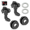 Polaris RZR S 4 800 2 x Hood Latch Toggles + Grommets Washers (2008–2014)
