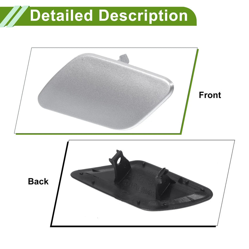 Porsche Cayenne 92A Silver Tone Left Washer Nozzle Cover