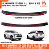 Mitsubishi Pajero Sport Ralliart Rear Bumper Step Scuff Plate (2019-2023)