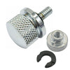 Harley Sportster 6mm Black Rear Seat Bolt Screw (1996-Current)