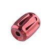 Car Truck SUV Bike 4 x Red Brass Tire Valve Dust Cover Caps