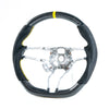 Porsche 911, 718, Boxster, Cayman, Macan Carbon Suede Yellow Steering Wheel (2016-2023)