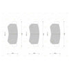 Kia Sportage Rear Disc Brake Pads Set (1996-2010)