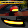 Ford Fiesta Plastic Black 1 Pair Mirror Turn Signal Light (2011-2019)