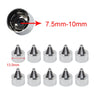 Harley Road King, Dyna 10 x Head Bolt Cover Spike Caps