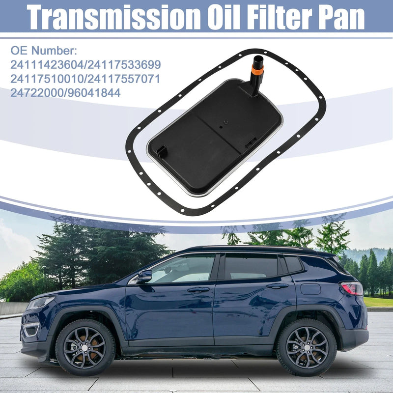 BMW 325i 330i Transmission Oil Fluid Filter Pan Gasket Kit (2001-2005)