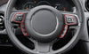 Jaguar XJL Silver Alloy Steering Wheel Button Sticker Trim (2010–2019)