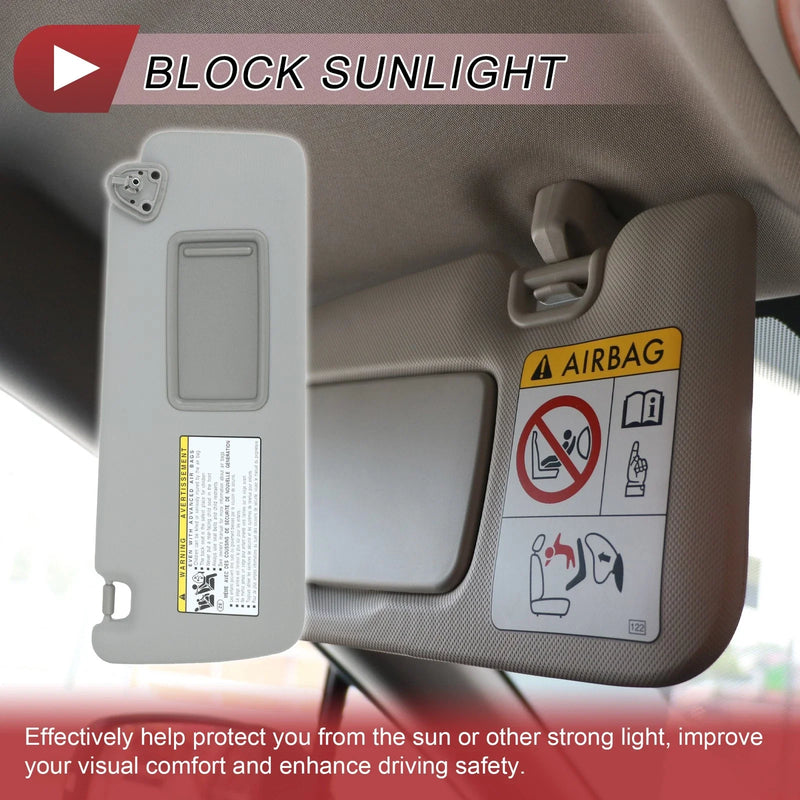 Toyota Highlander (2004-2007) Right Passenger Side Sun Visor