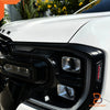 Ford Ranger Raptor Black Red Headlight Tail Lamp Cover Trim (2022-2025)