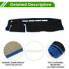 Toyota Hiace 200 (2004) - Sun Protector Pad Black Blue Dashboard Cover Mat